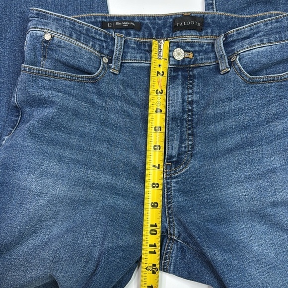 Talbots Slim Ankle Curvy Jean Size 12 - Picture 8 of 10